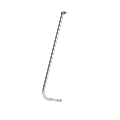 Hand rail, aluminium, for 3 - 5 step mobile safety steps.