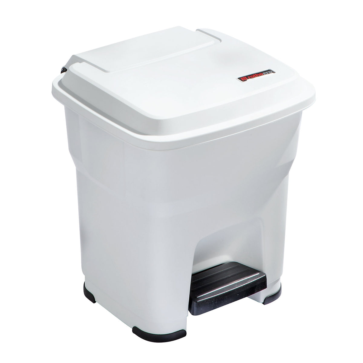 HERA pedal bin, capacity 35 l, WxHxD 390 x 440 x 390 mm, white.