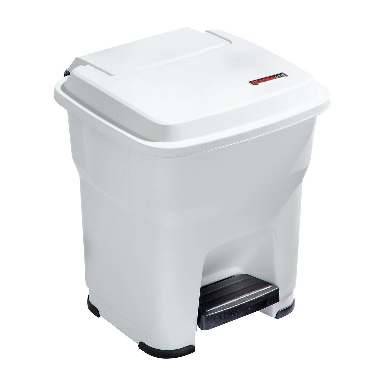 HERA pedal bin, capacity 35 l, WxHxD 390 x 440 x 390 mm, white.