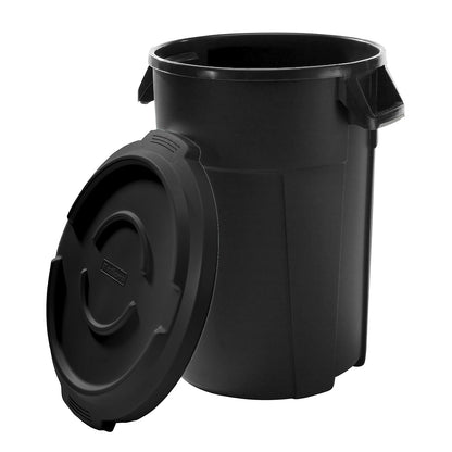 Titan multi-purpose container with lid, black, WxHxD 610 x 760 x 570 mm, capacity 120 L.