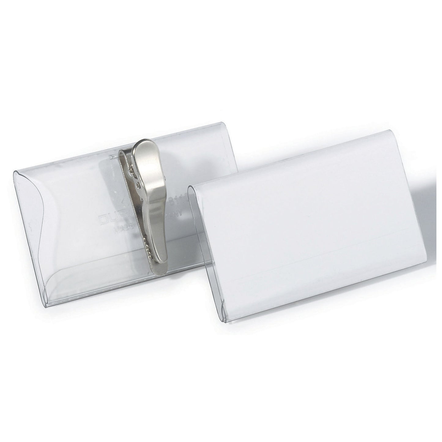 Name badges with crocodile clip, HxW 40 x 75 mm, pack of 75.