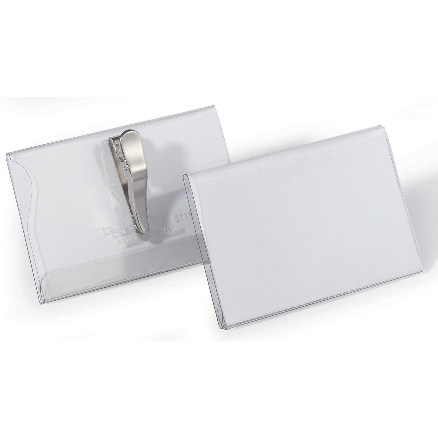 Name badges with crocodile clip, HxW 54 x 90 mm, pack of 75.