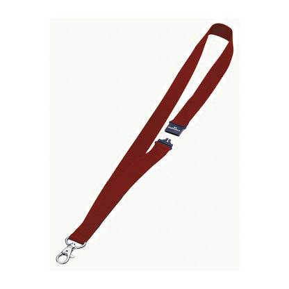 Fabric straps with snap hook, safety clasp, pack of 50, red.
