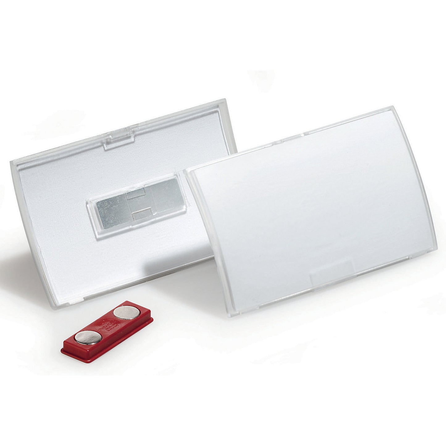 CLICK FOLD name plate with magnetic holder, pack of 20, HxW 40 x 75 mm.