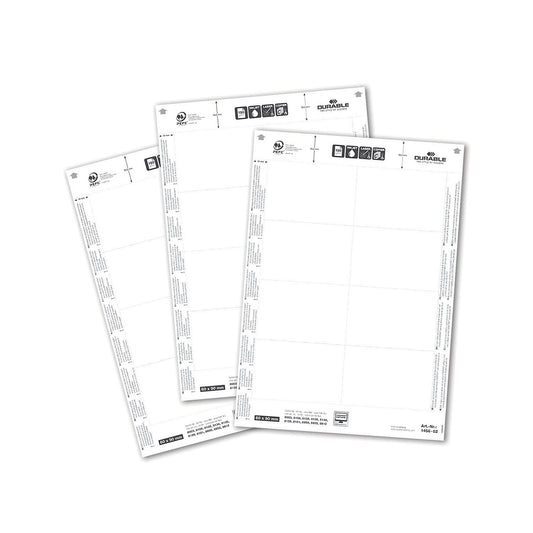 BADGEMAKER sheet inserts, for HxW 60 x 90 mm, pack of 800, white.