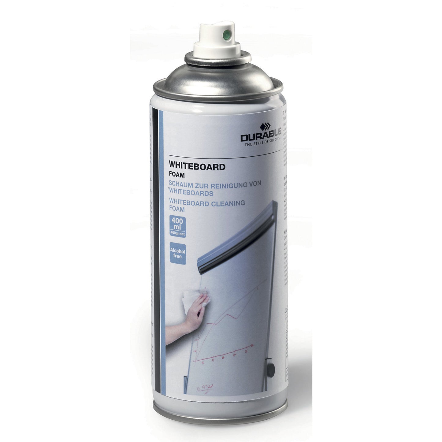 Cleaning foam for whiteboards, 12 x 400 ml cans, HFC-free.