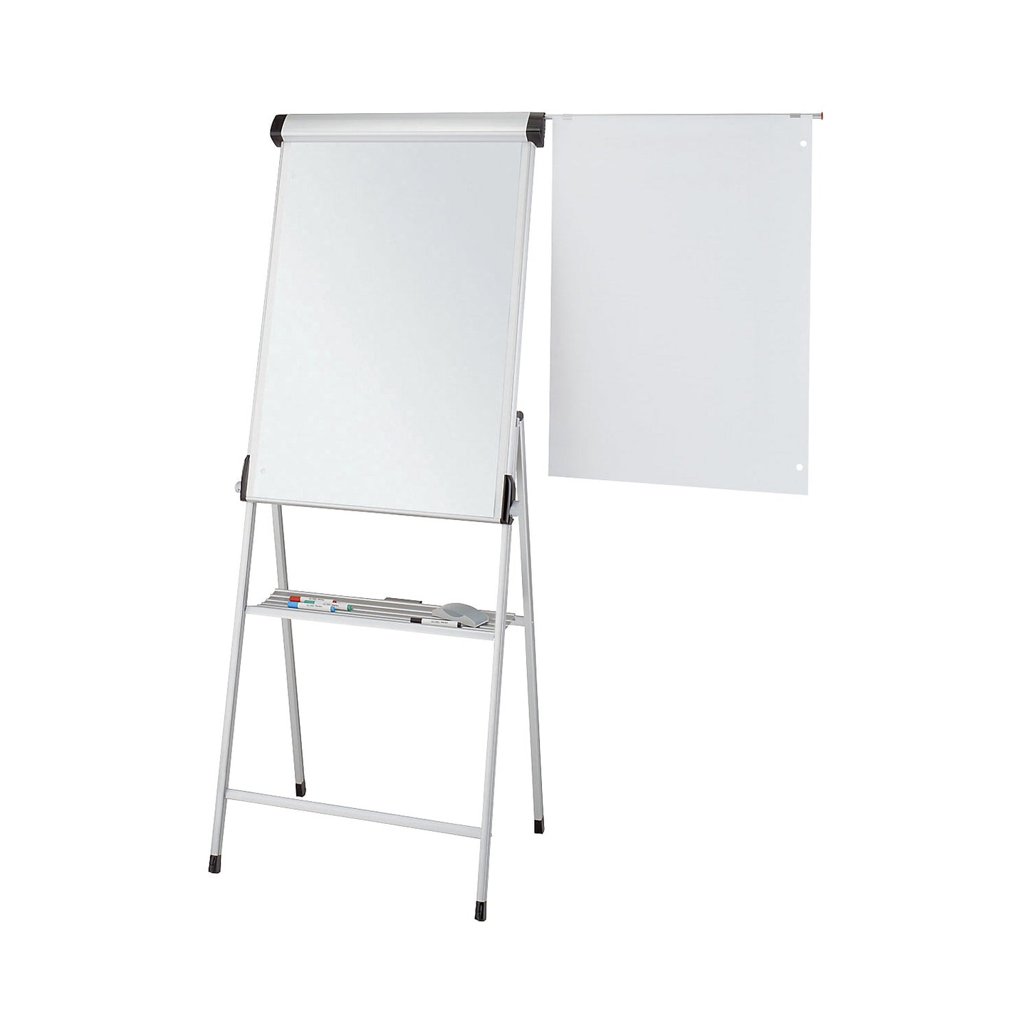 Flip chart, with aluminium/plastic profile, board WxH 690 x 1005 mm.