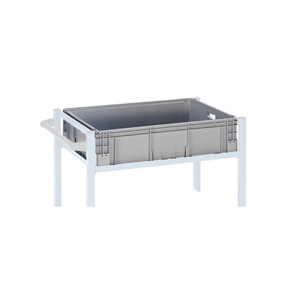 Industrial container made of polypropylene, stacking load 400 kg, LxWxH 800 x 600 x 220 mm, pack of 1.