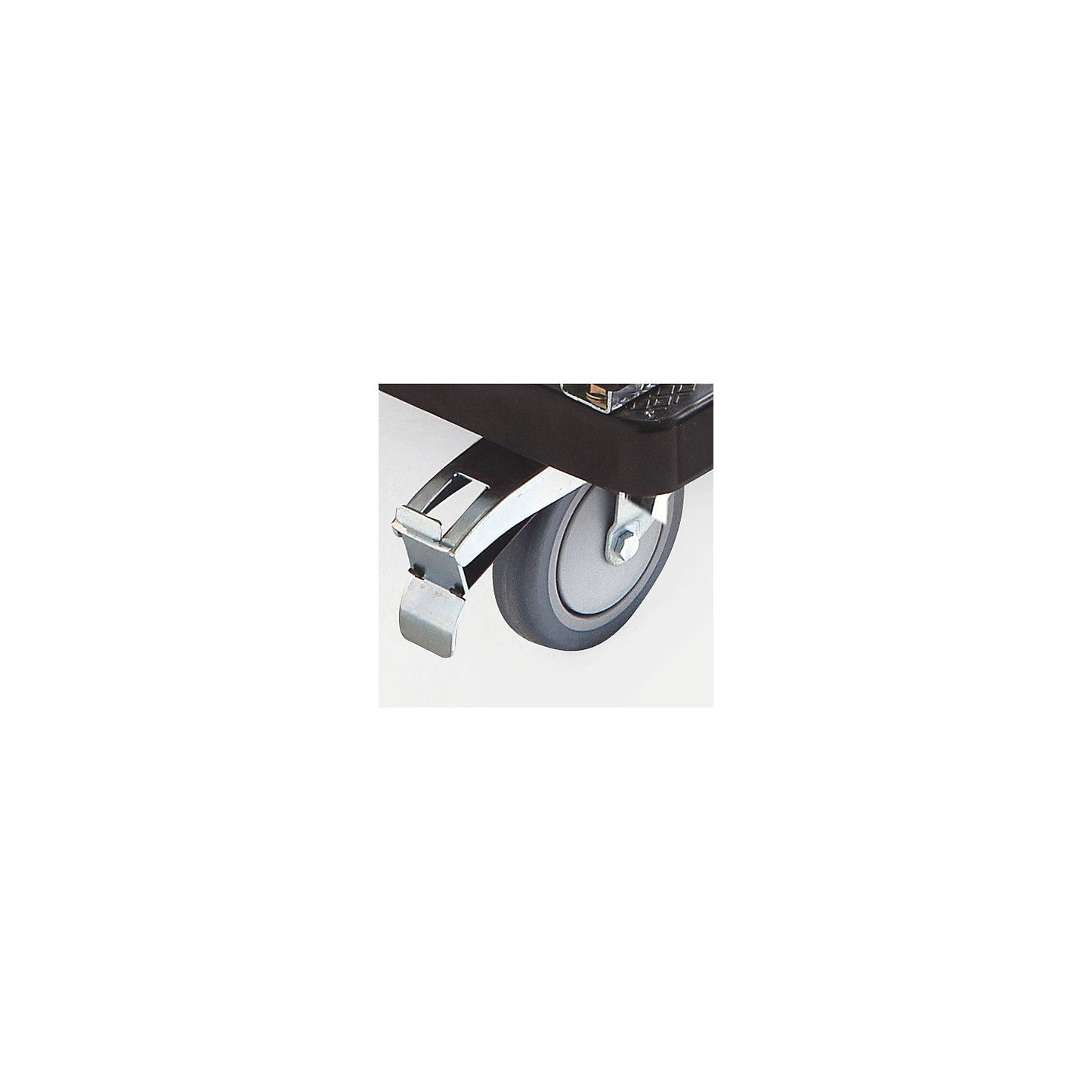 Plastic platform truck, 1 push handle, folding, max. load 230 kg.