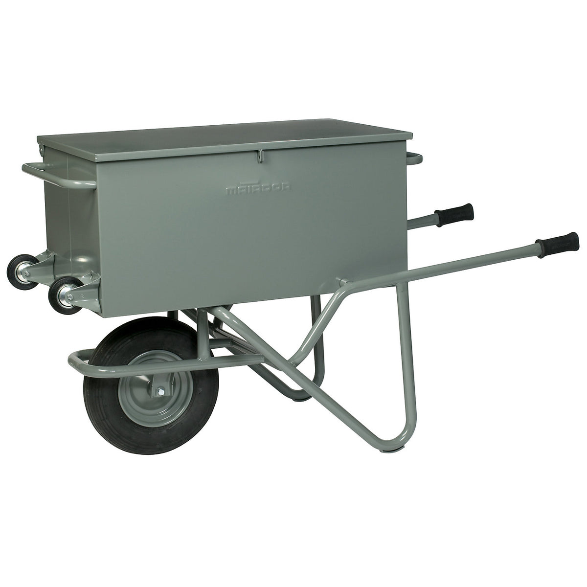 Tool wheelbarrow, folding, lockable, 4-ply pneumatic tyres.