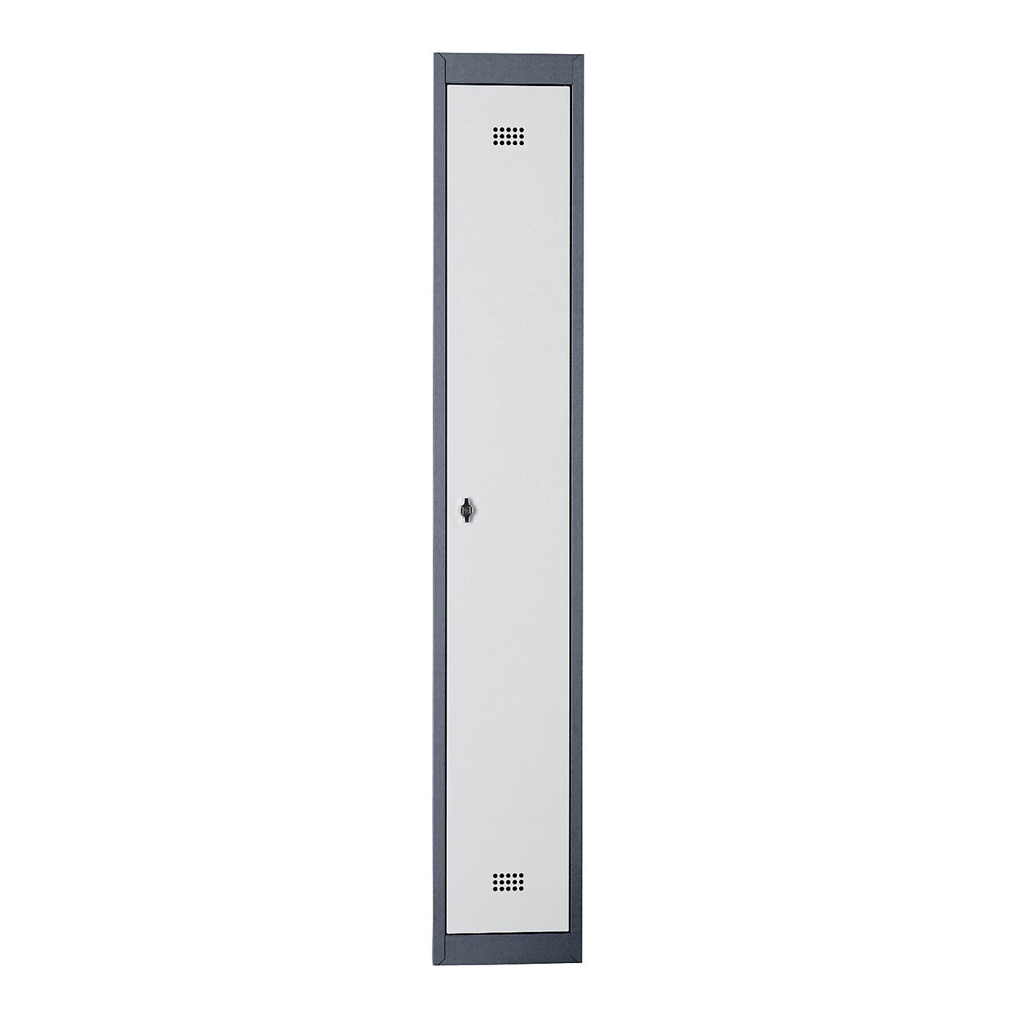 Hamburg locker, 1 compartment, width 300 mm, extension unit, charcoal / light grey.