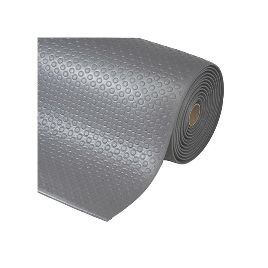 Bubble Sof-Tred™ anti-fatigue matting, per metre, vinyl foam, grey, width 910 mm.