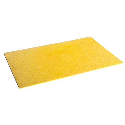 Floor tile, non-slip, LxW 1200 x 800 mm, yellow.