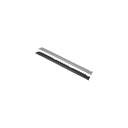 Ramp edge, tapered, male version, black.