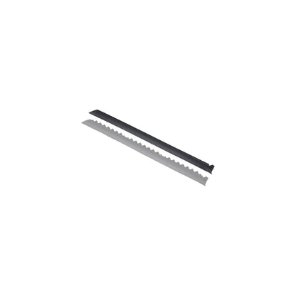Ramp edge, tapered, female version, black.