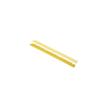 Ramp edge, tapered, male version, yellow.