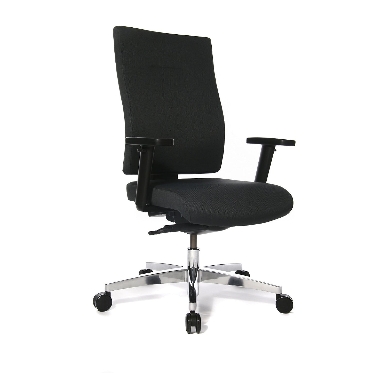 PROFI STAR 15 office swivel chair, ergonomic back rest, black.