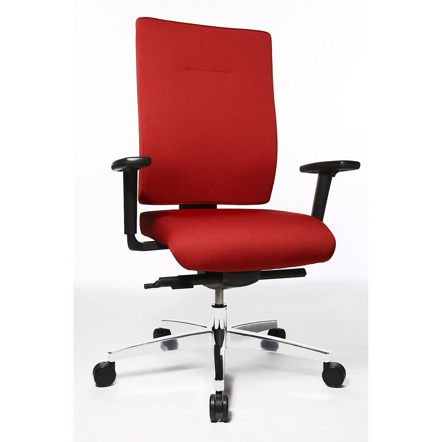 PROFI STAR 15 office swivel chair, ergonomic back rest, red.