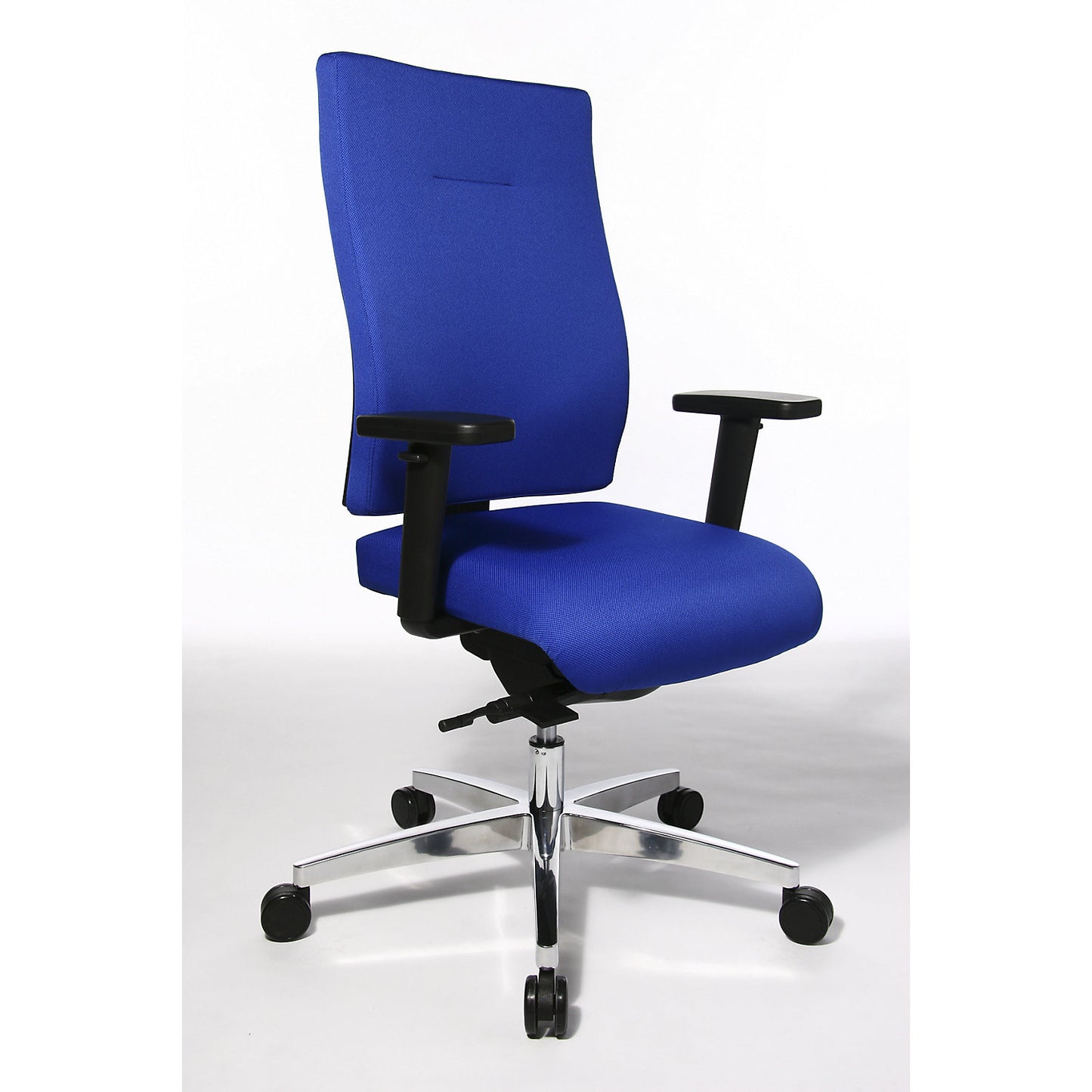 PROFI STAR 15 office swivel chair, ergonomic back rest, blue.