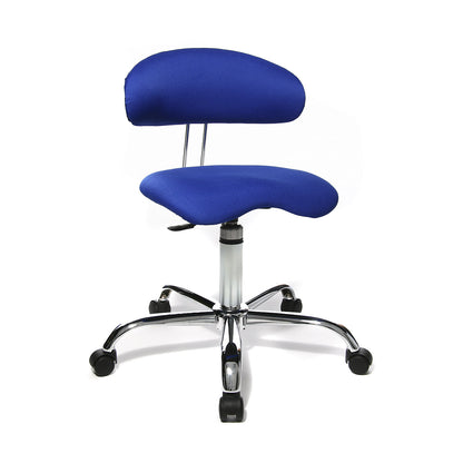 SITNESS 40 stool, 3 dimensional motion, blue.