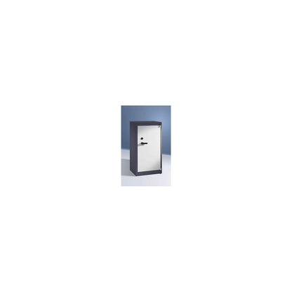 Certos fire protection cupboard, height 1226 mm, DIN 4102 compliant, W 650 mm, black grey/light grey.