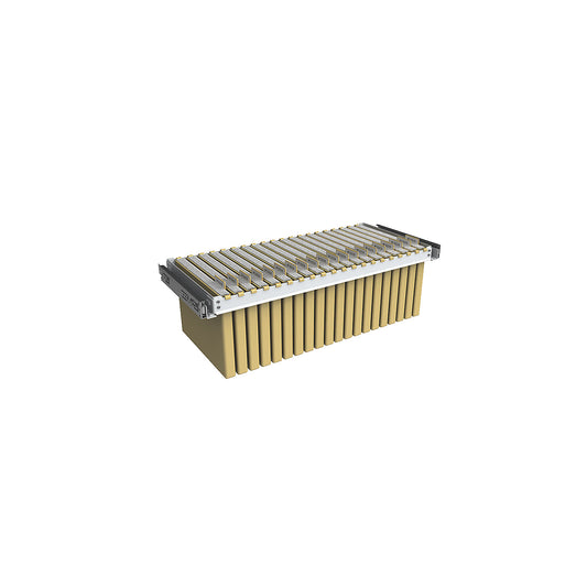 Suspension file drawer frame, on telescopic rails, extra cost.