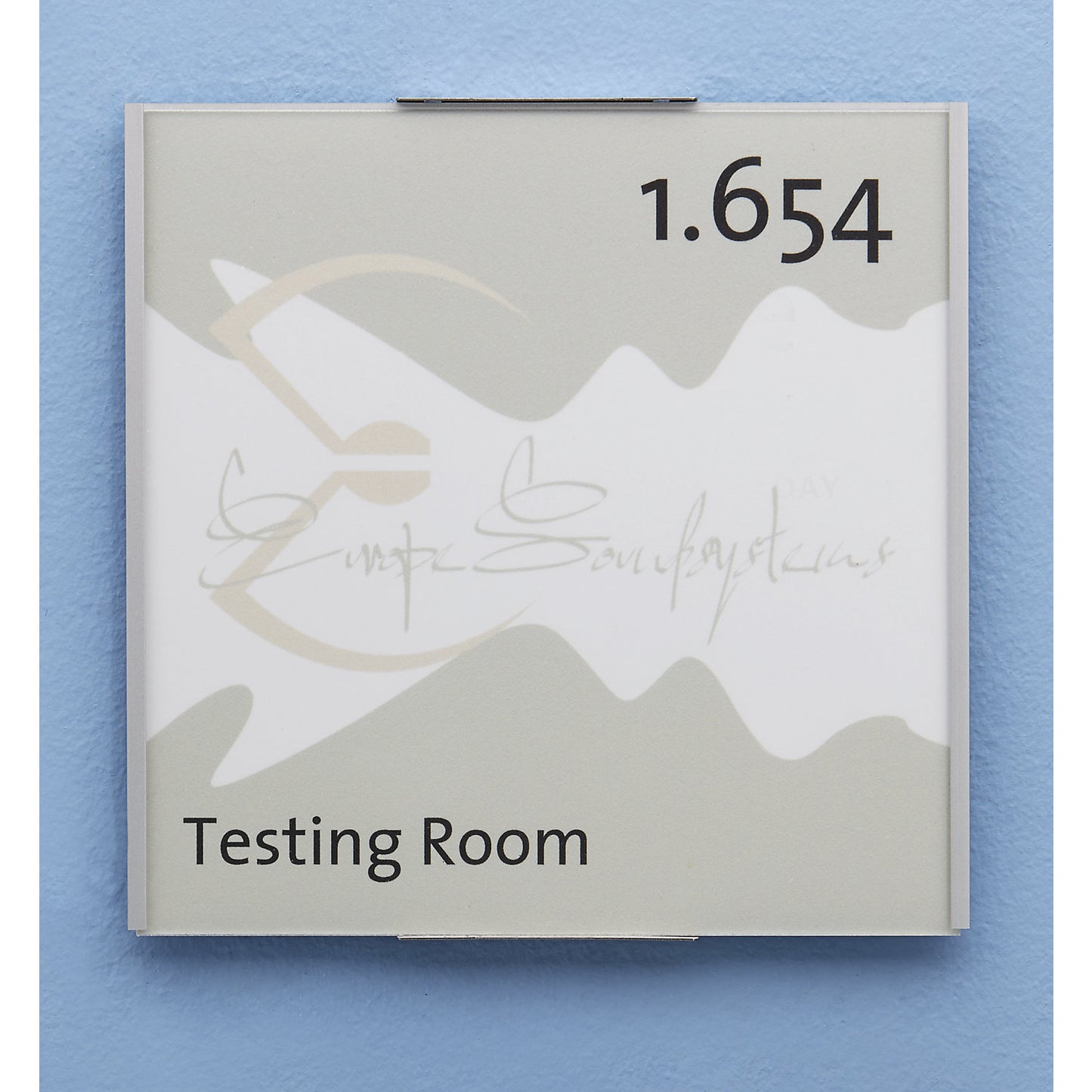 Door sign, pack of 2, HxWxD 148 x 151 x 5 mm.