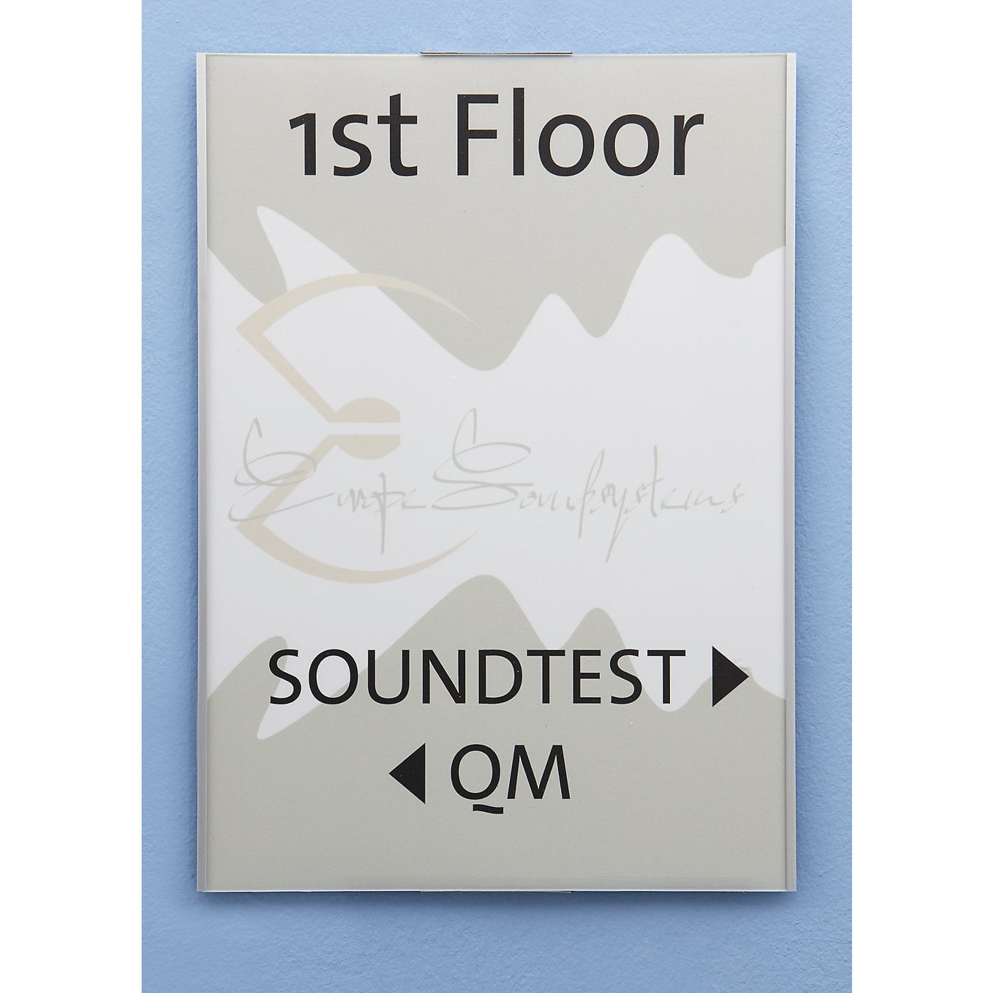 Info sign, pack of 2, HxWxD 420 x 300 x 5 mm, A3.