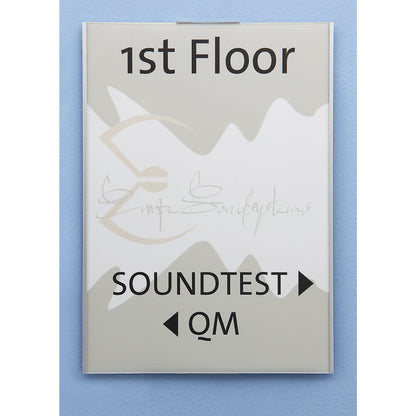 Info sign, pack of 2, HxWxD 297 x 213 x 5 mm, A4.