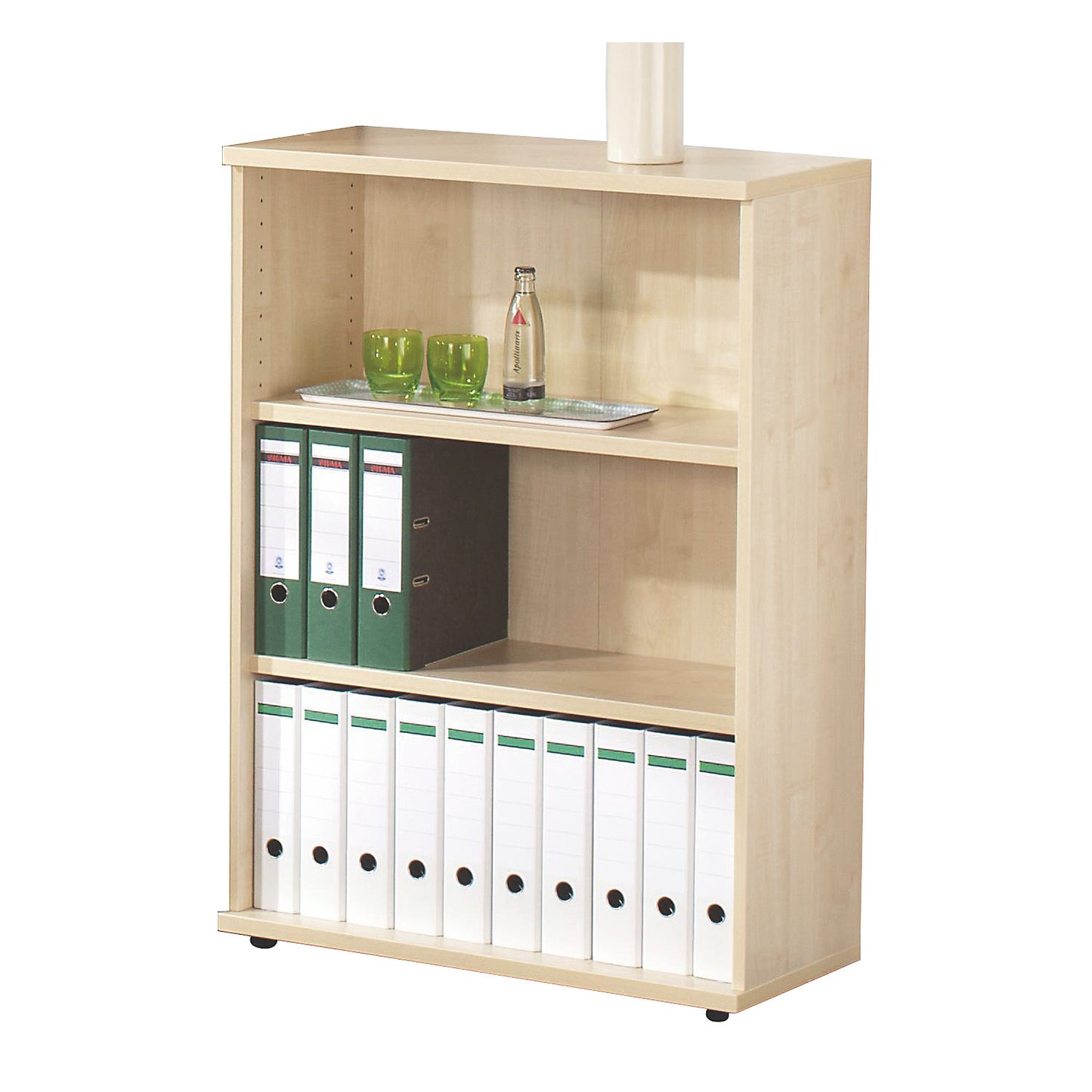 PETRA - Shelf unit, HxWxD 1115 x 800 x 362 mm, maple finish.