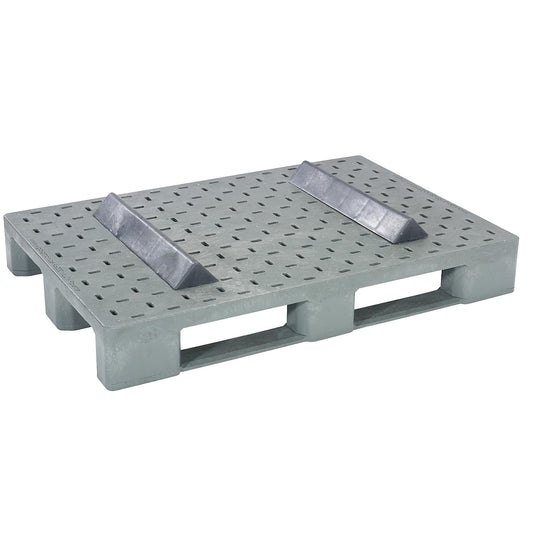 Multi-pallet set, with short chocks, 1+ items.