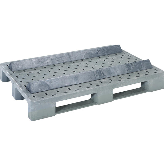 Multi-pallet set, with long chocks, 1+ items.