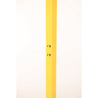 X-GUARD CLASSIC upright, zinc yellow, floor clearance 100 mm, height 2300 mm.