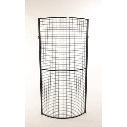 CONTOUR 90° corner element, for X-GUARD CLASSIC machine protective fencing, height 1900 mm.