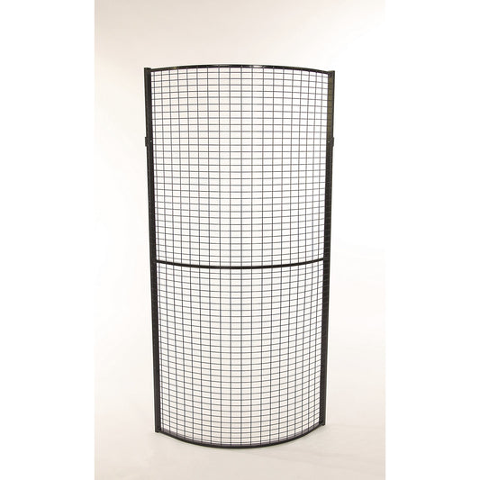 CONTOUR 90° corner element, for X-GUARD CLASSIC machine protective fencing, height 1900 mm.