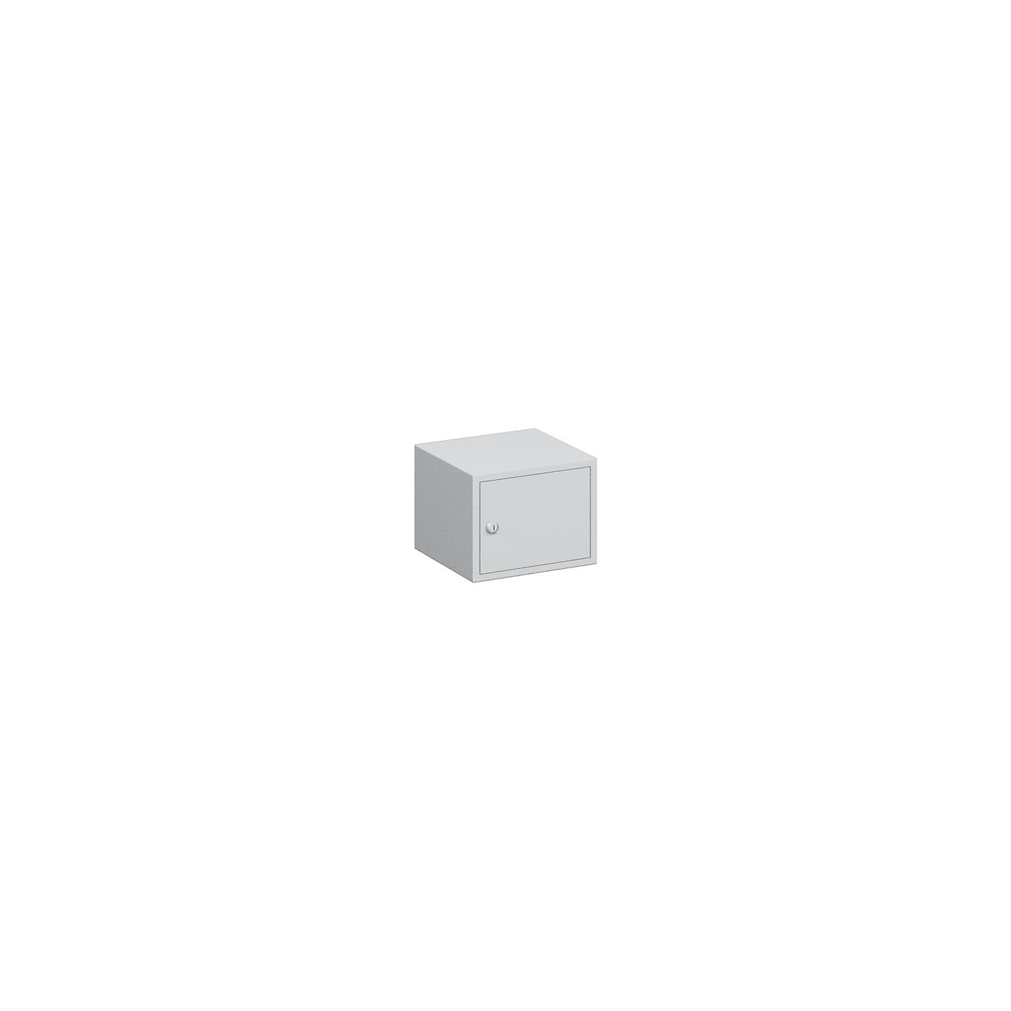 Built-in lockable compartment, light duty, HxWxD 190 x 250 x 235 mm.