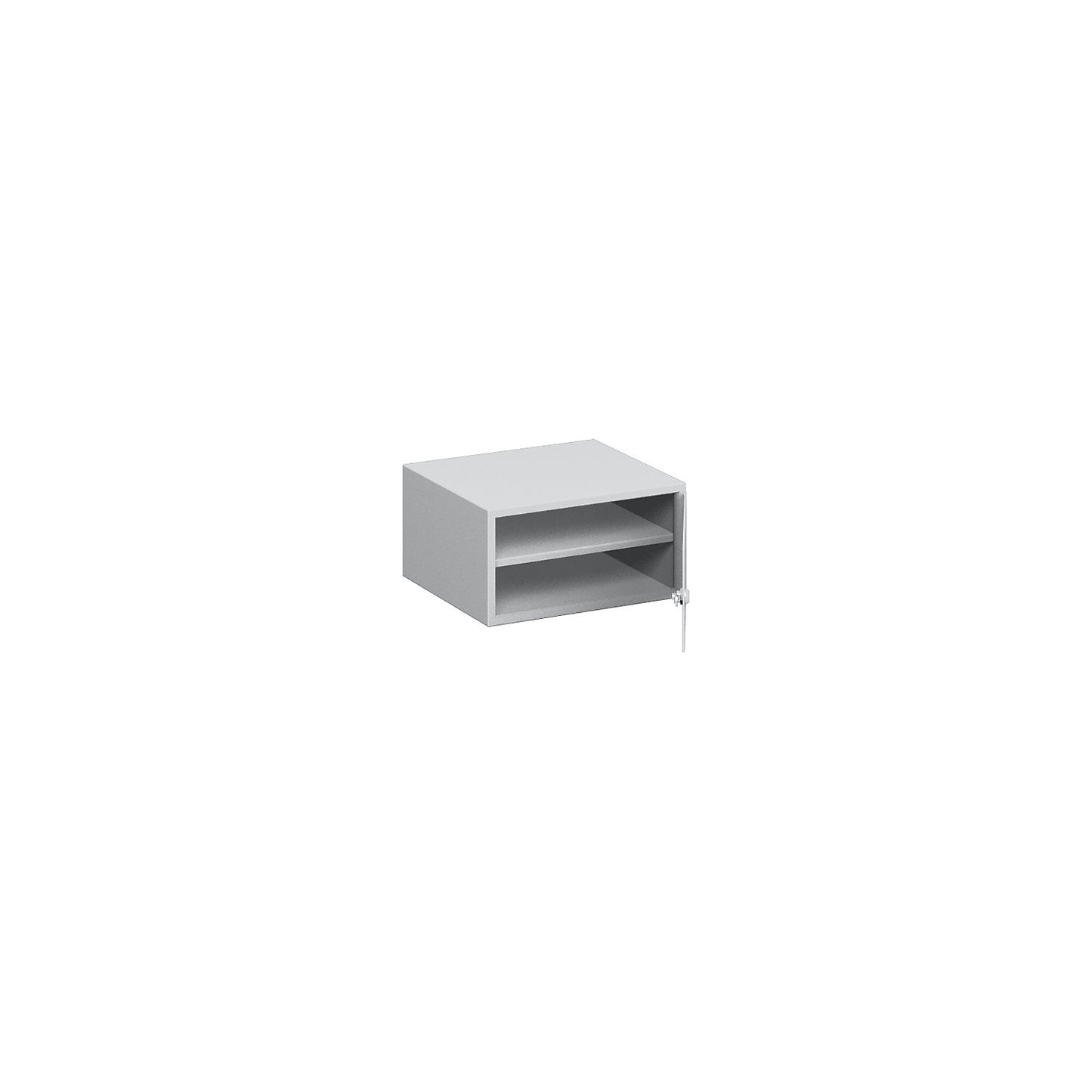 Built-in lockable compartment, light duty, HxWxD 190 x 370 x 325 mm.