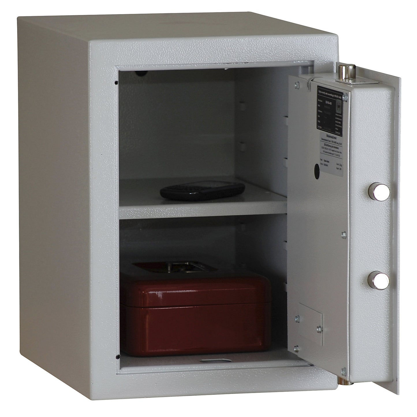 Built-in furniture safe, VDMA B, S2, HxWxD 420 x 300 x 380 mm.