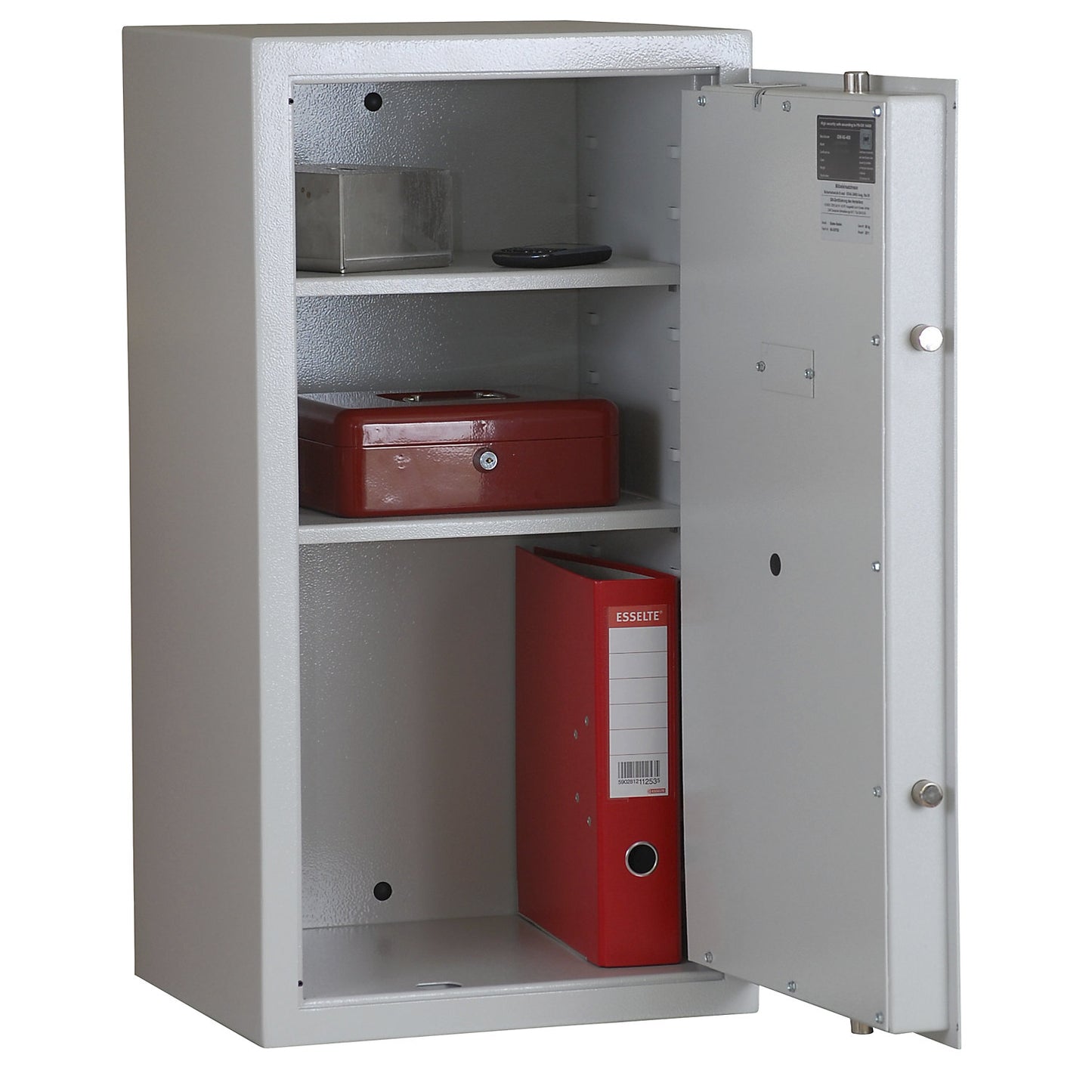 Built-in furniture safe, VDMA B, S2, HxWxD 805 x 425 x 380 mm.