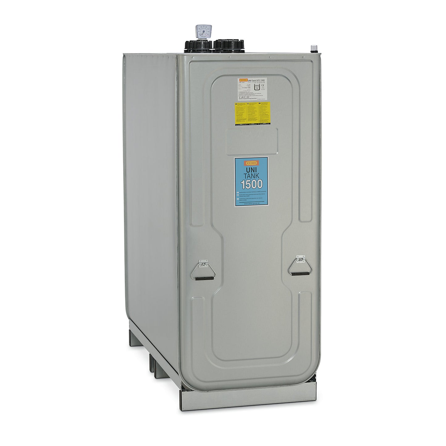 Storage tank, UNI, for on-site transport, capacity 1500 l.