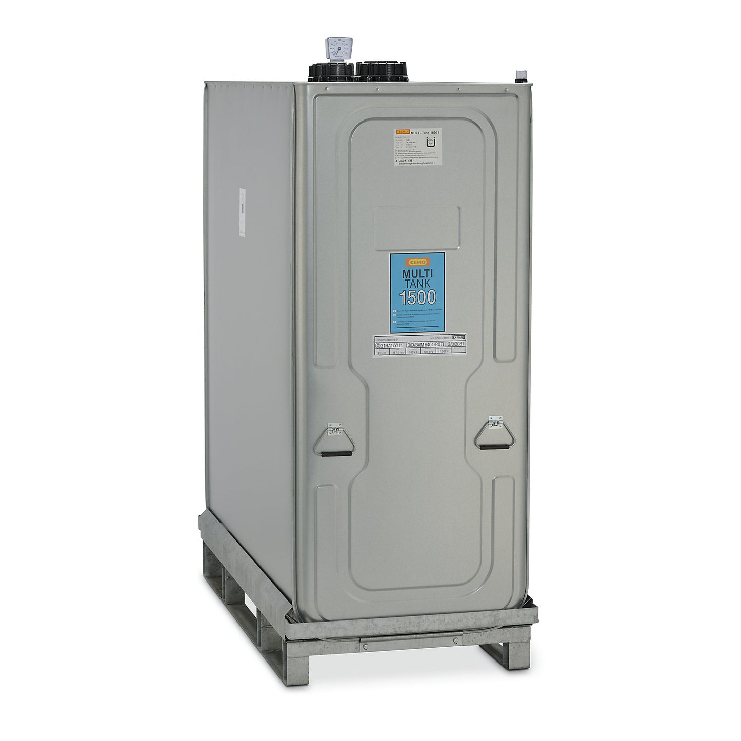 Storage tank, MULTI, for on-site and off-site transport, capacity 1500 l.