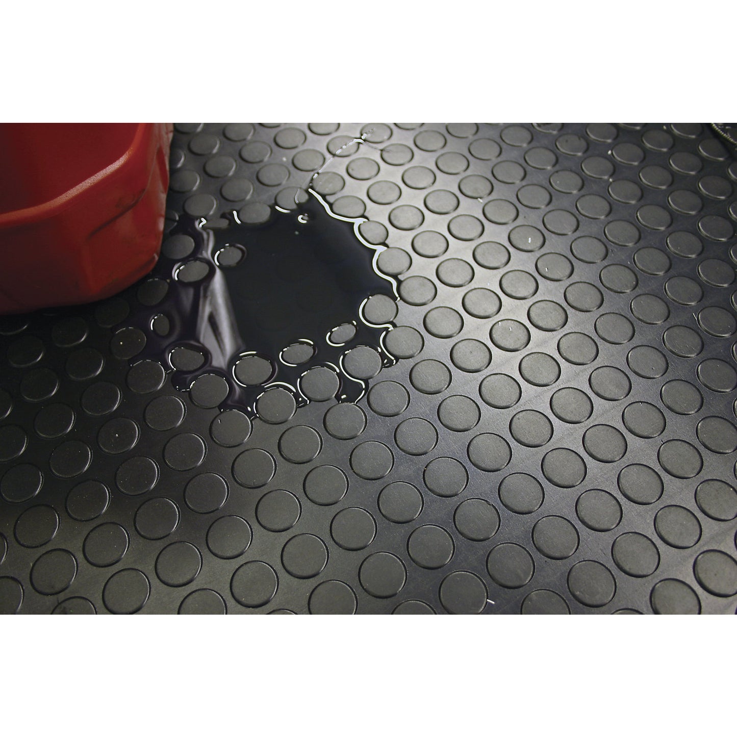 COBAdot natural rubber matting with nitrile component, per m, width 1200 mm, matt thickness 3 mm, black.