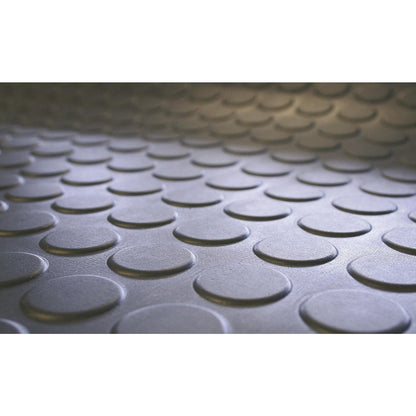 COBAdot natural rubber matting with nitrile component, per m, width 1200 mm, matt thickness 3 mm, black.