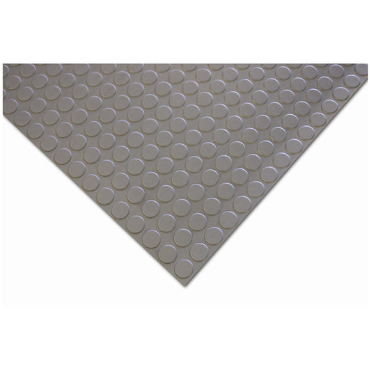 COBAdot natural rubber matting with nitrile component, per m, width 1200 mm, matt thickness 3 mm, grey.