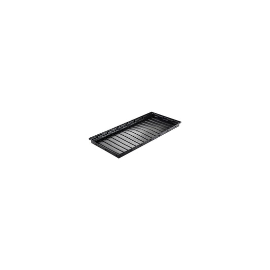 PE small container shelf sump tray, 40 l sump capacity, without grate.