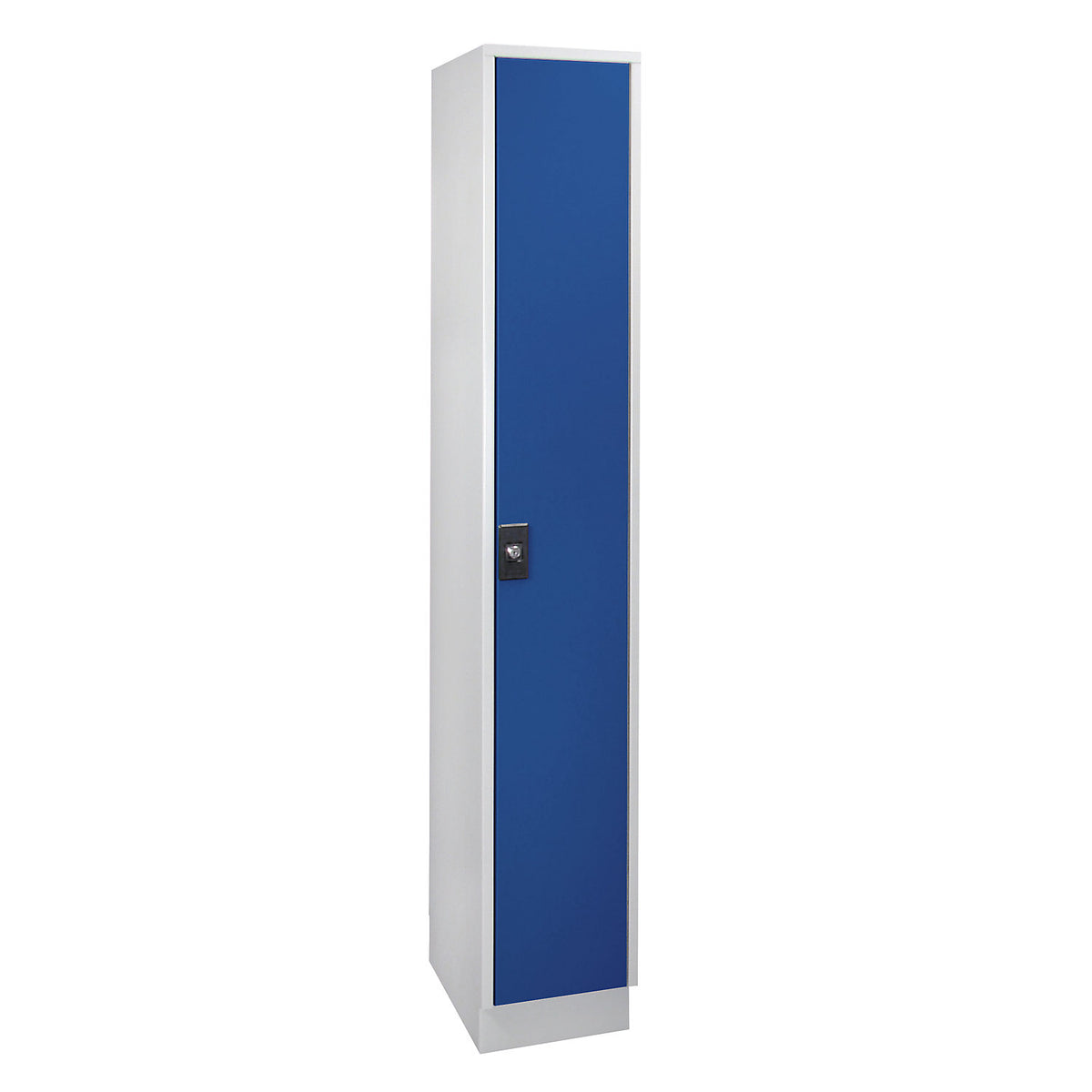 Stuttgart locker, 1 compartment, W 300 mm, light grey / gentian blue.