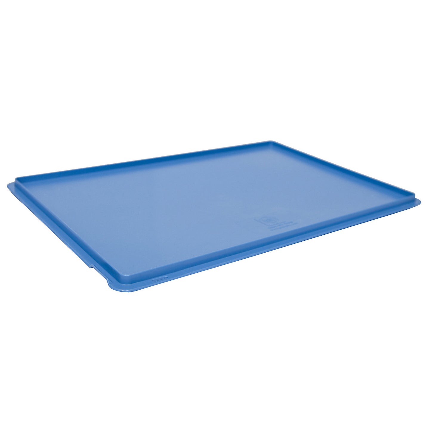 Lid for Euro size stacking containers, pack of 2, LxW 600 x 400 mm, blue.