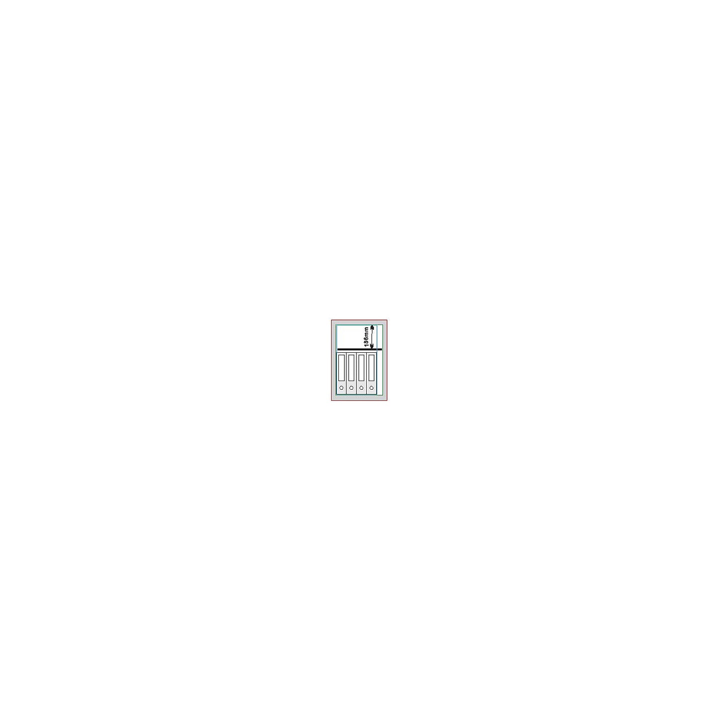 Built-in furniture safe, VDMA B, S2, HxWxD 605 x 425 x 380 mm.