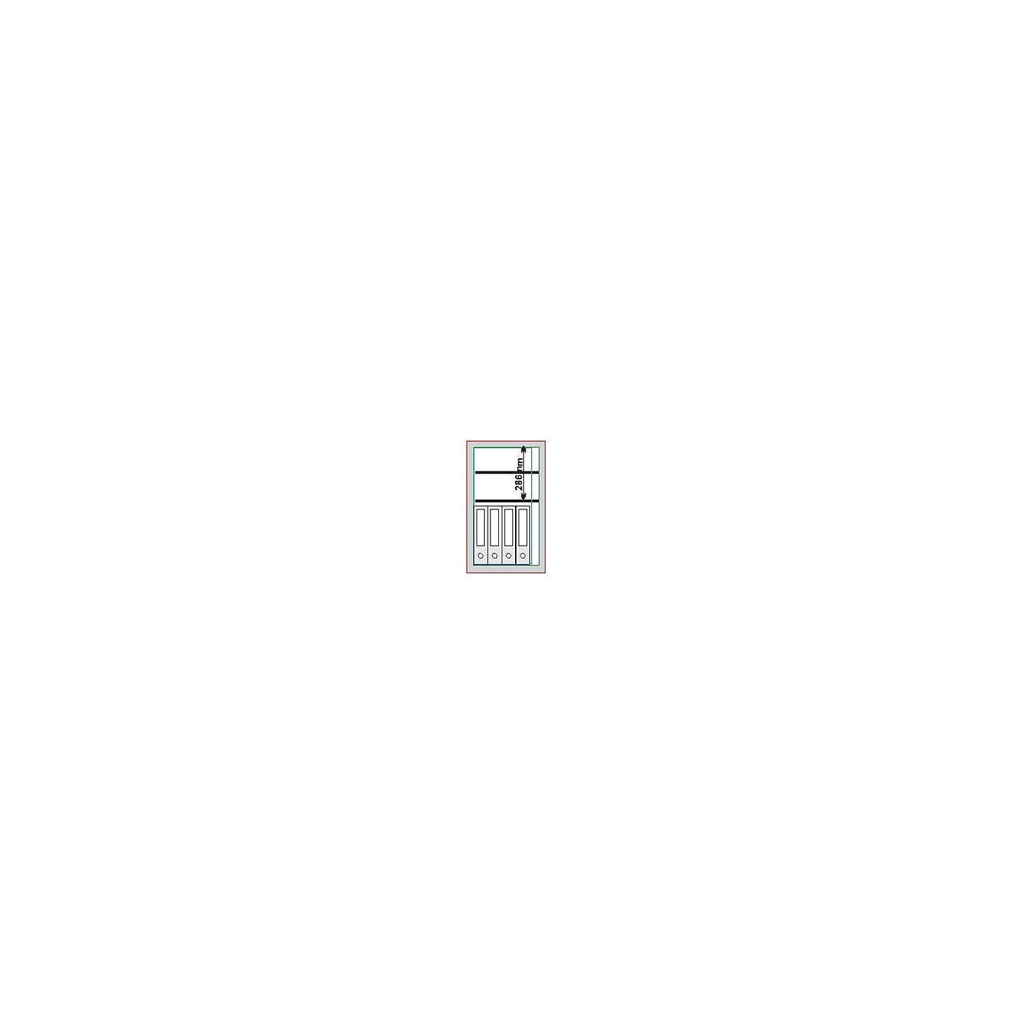 Built-in furniture safe, VDMA B, S2, HxWxD 705 x 425 x 380 mm.